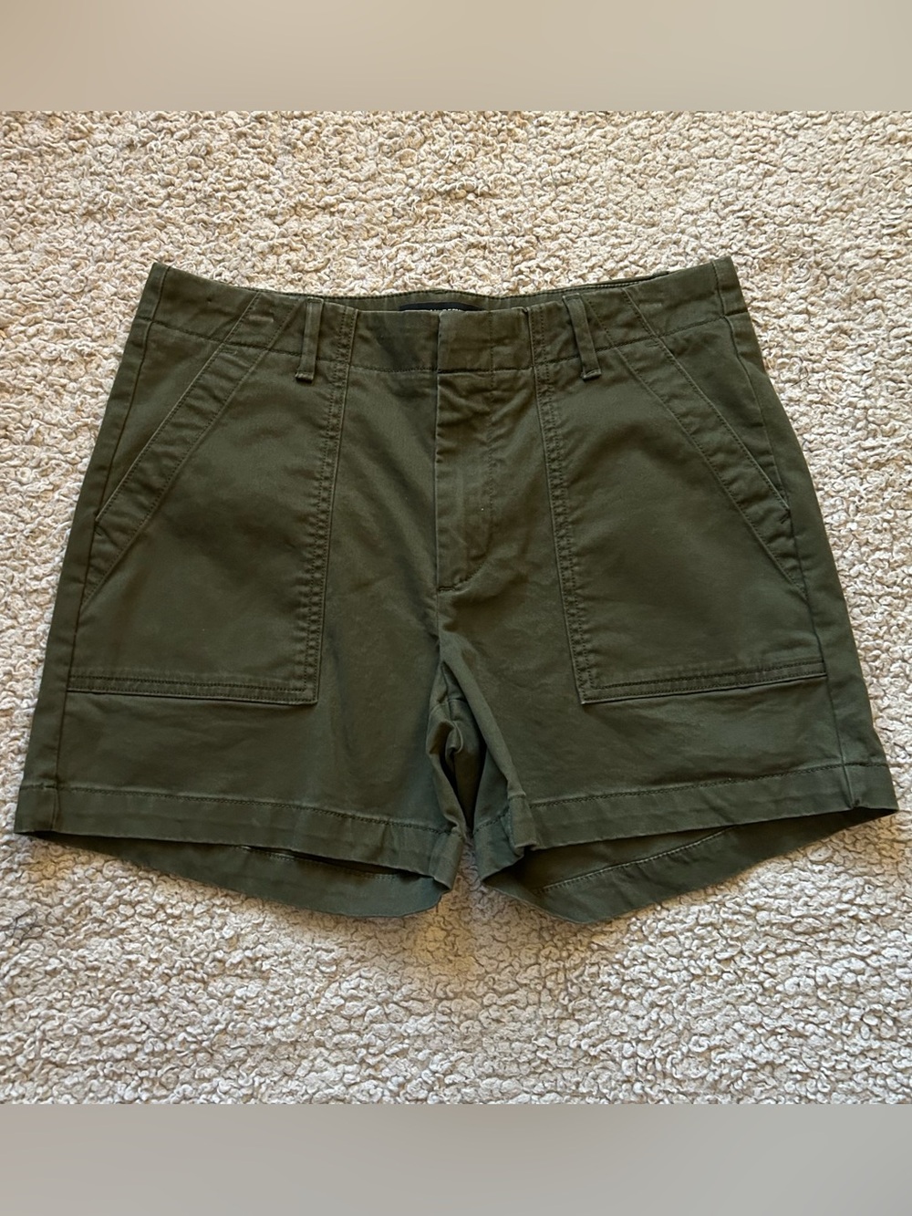 Banana Republic Olive Green Utility Shorts
